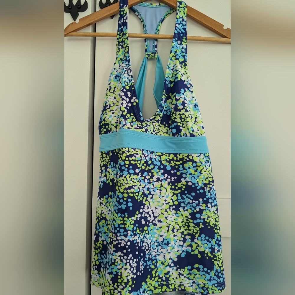 Halter swim tankini top